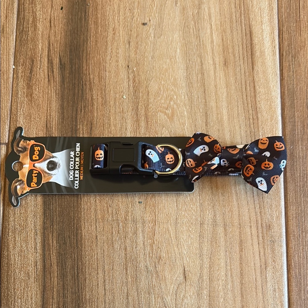 🤍Party Dog Halloween Collar with Bow Tie